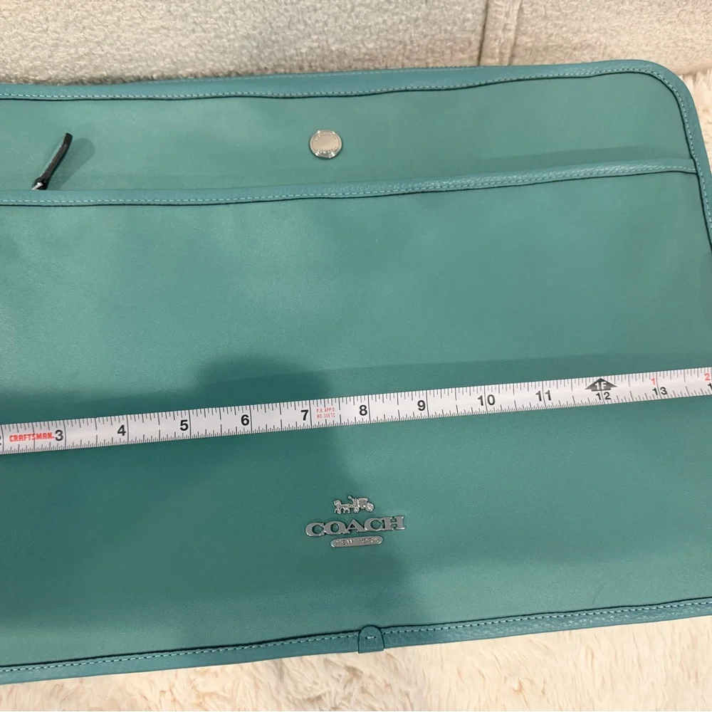 Coach Men's Laptop Bag in Aqua